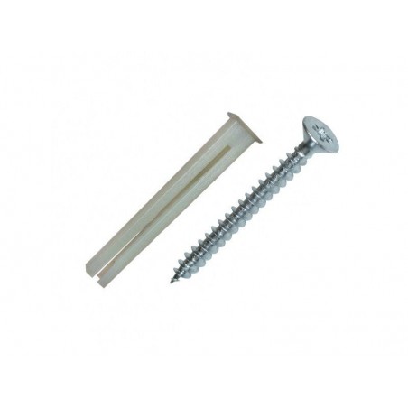 Lot de 4 chevilles et vis à Clouer Spit Diam.12 X L.6