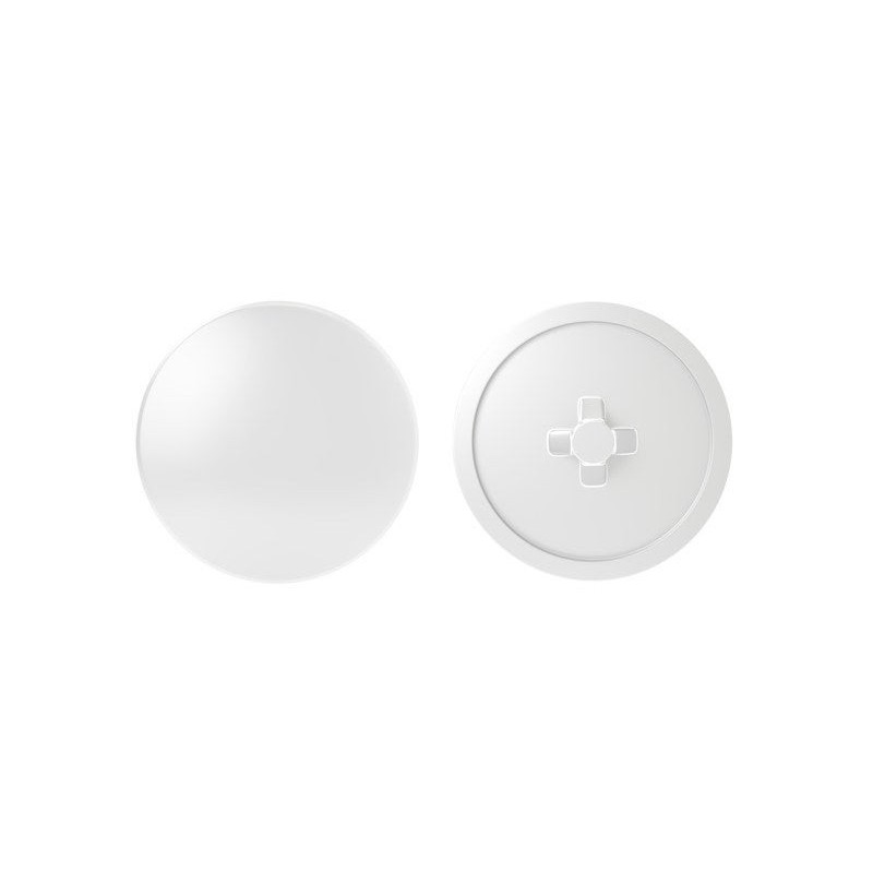 Lot de 40 Cache-Vis Plastique Blanc Standers