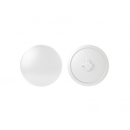 Lot de 40 Cache-Vis Plastique Blanc Standers