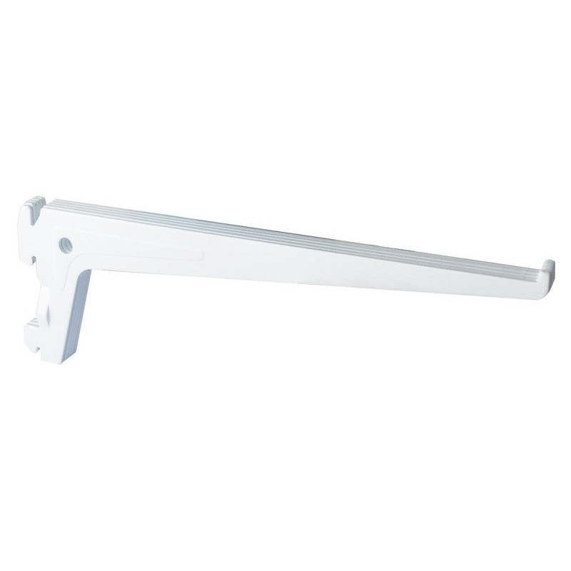 Lot de 10 Consoles Simples Acier Verni P.25 Cm Entraxe 50 Mm