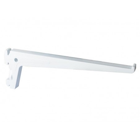 Lot de 10 Consoles Simples Acier Verni P.25 Cm Entraxe 50 Mm