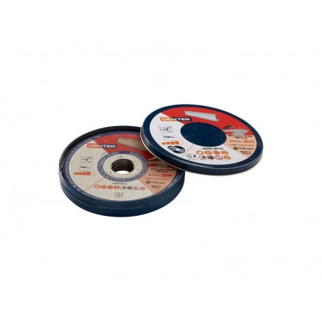 10 Disques De Coupe Pour Métal Dexter Diam.115 X 1 X 22.23 Mm T41