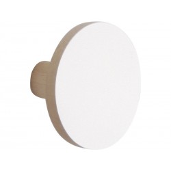 Tête de portemanteau INSPIRE Modulo à visser bois blanc