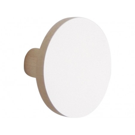 Tête de portemanteau INSPIRE Modulo à visser bois blanc