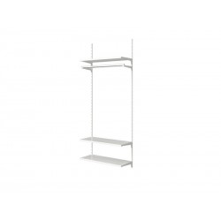 Crémaillère simple en acier H.200 cm entraxe 50 mm