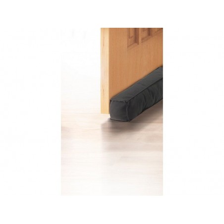 Bas de porte adhésif textile (bourrelet) AXTON L. 95 cm gris