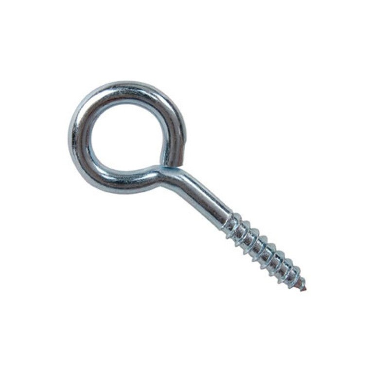 Lot de 6 Pitons à Visser Acier Zingué Diam.4 X L.30 Mm Standers