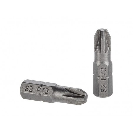 Lot de 2 embouts de vissage Dexter Pz3 Diam.25 Mm