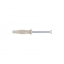 Lot de 25 Chevilles Et Vis à Expansion Standers Diam.5 Mm X L.30 Mm