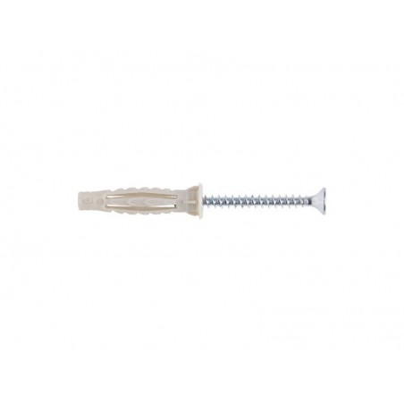 Lot de 25 Chevilles Et Vis à Expansion Standers Diam.5 Mm X L.30 Mm