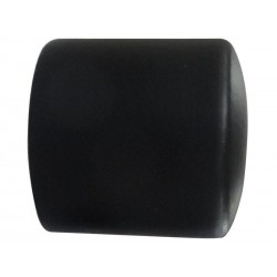 Lot de 2 embouts bouchon charme récup noir mat Diam.28 mm