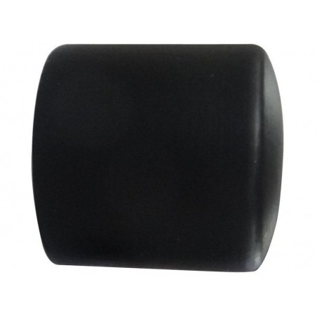 Lot de 2 embouts bouchon charme récup noir mat Diam.28 mm