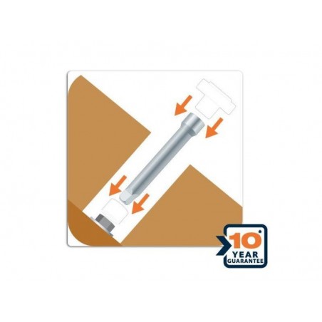 Rallonge en t chrome vanadium DEXTER Diam.24 mm