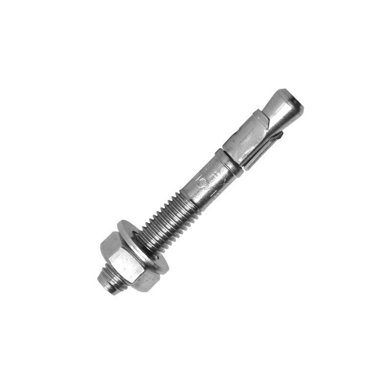 Lot de 4 goujons à bague à expansion acier Spit diam. 10 x L. 75 mm