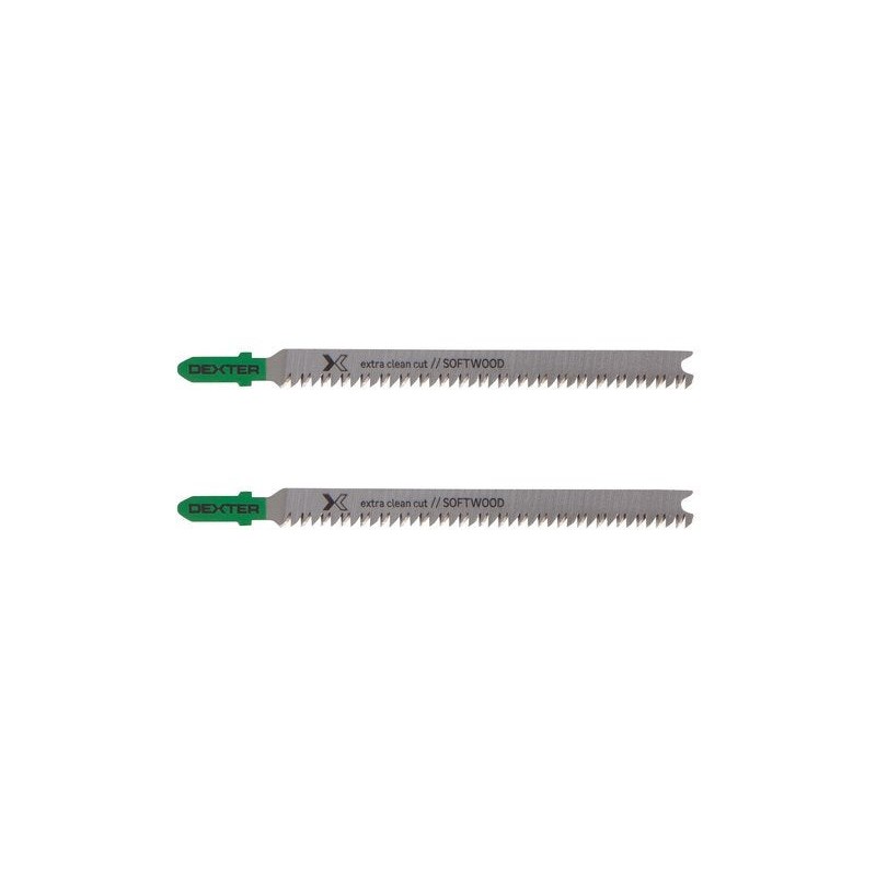 Lot de 2 lames pour bois coupe extra nette 5-50 Mm