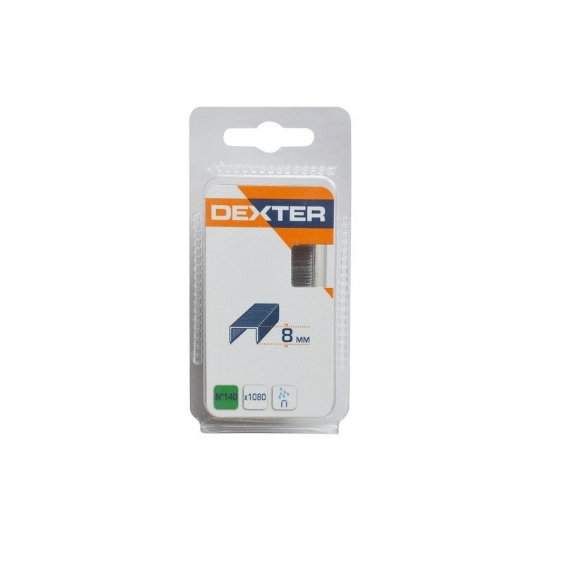 Lot de 1080 Agrafes Dexter N°140 8 Mm