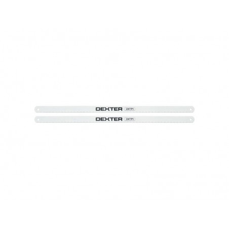 Lot de 2 lames de scie à métaux coupe standard 300 mm DEXTER