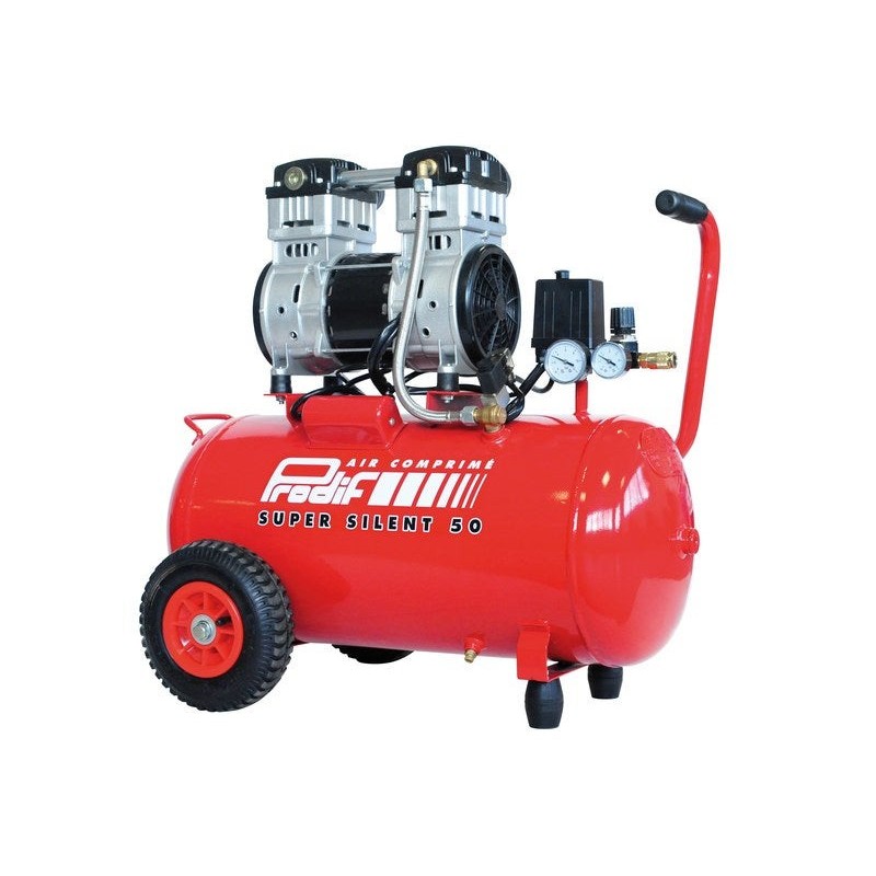 Compresseur datelier 50 litres 2 cv silencieux SIL850 230 volts PRODIF