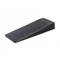 Cale Porte à Fixer Au Sol Standers Pvc Mat Noir X L.9.6 Cm X H.1.4 Cm X L.4 Cm