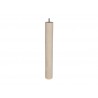 Pied de table Basse Cylindrique Fixe HÃªtre Brut Blanc - Beige - Naturels 36 Cm
