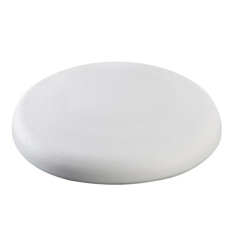 Pastille Adhésive à Fixer Au Mur Standers Pvc Mat Blanche Diam.4.0 Cm X H.0.9 Cm