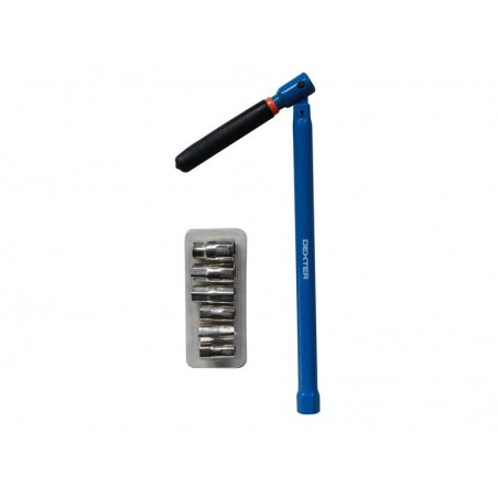 Clé lavabo DEXTER + 6 douilles