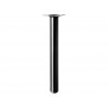 Pied de table Basse Cylindrique Fixe Acier époxy Noir 30 Cm