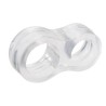 Lot de 6 Stop-Portes Automatique Standers Pvc Lisse L.2.4 Cm X H.1.3 Cm X L.4.4