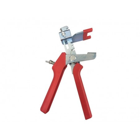 Pince pour croisillons niveleurs en acier avec manche rouge