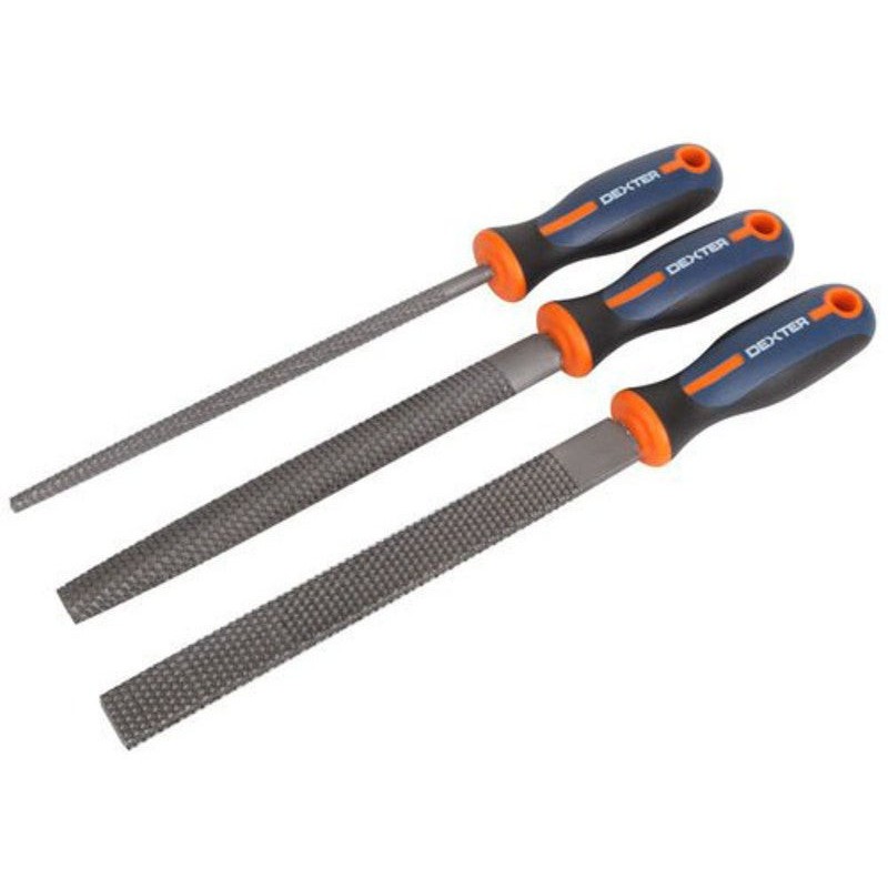 Lot de 3 râpes grosse piqure Dexter 200 Mm