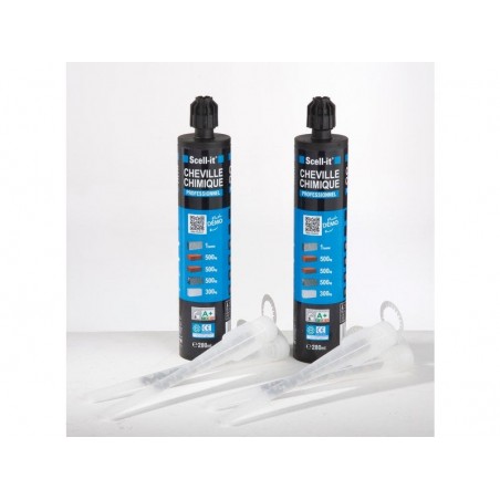 Lot de 2 Cartouches De Scellement Chimique Scell It