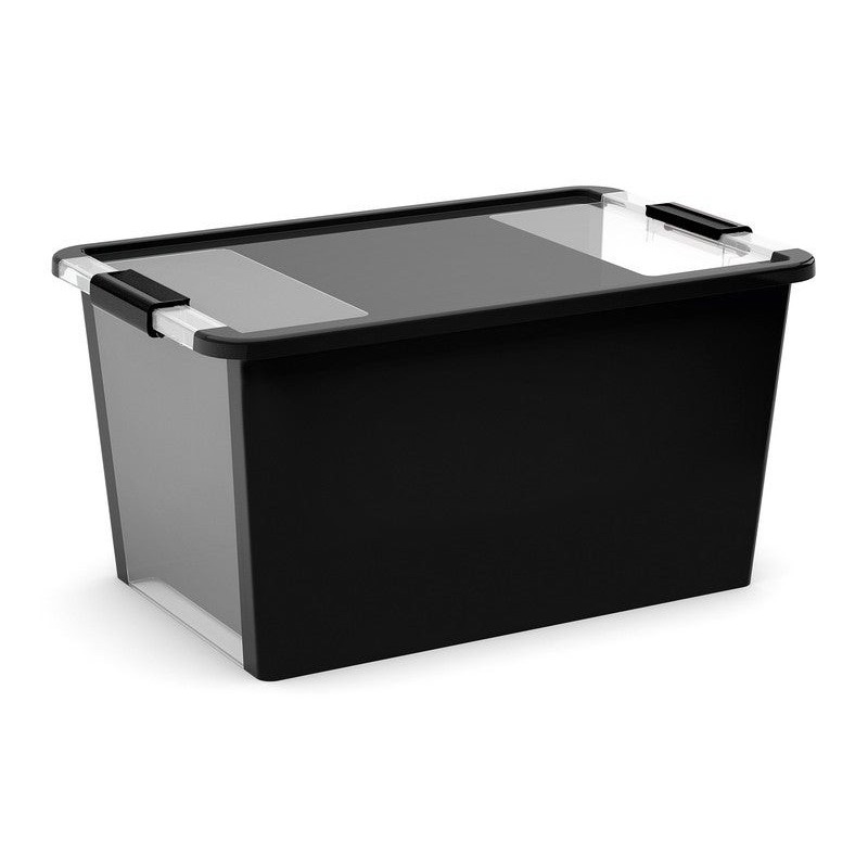Boîte Kis en plastique Noir L.55 X P.35 X H.28 cm