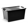 Boîte Kis en plastique Noir L.55 X P.35 X H.28 cm
