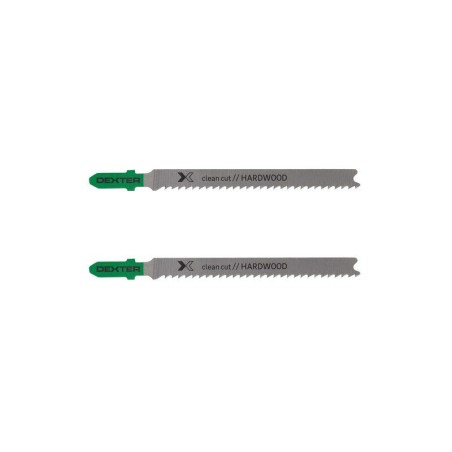 Lot de 2 lames pour bois dur dexter coupe nette 3-30 Mm