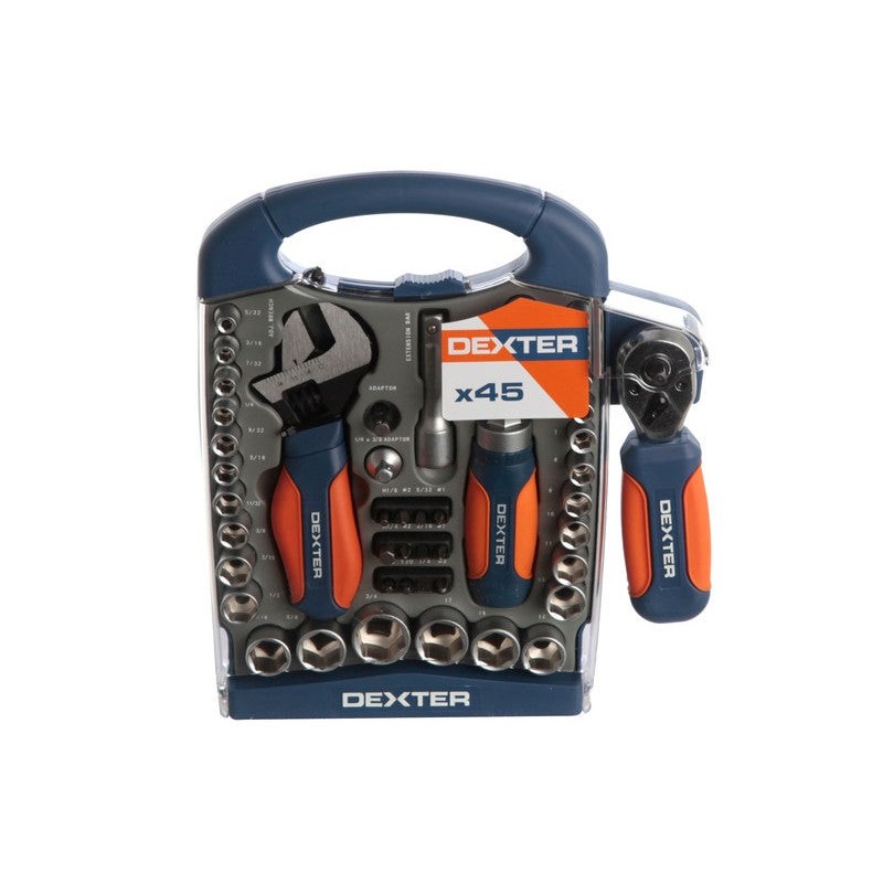 Set de vissage cliquet mixte 900101_d1 DEXTER