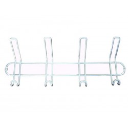 Portemanteau Fil 4 Patères à Fixer