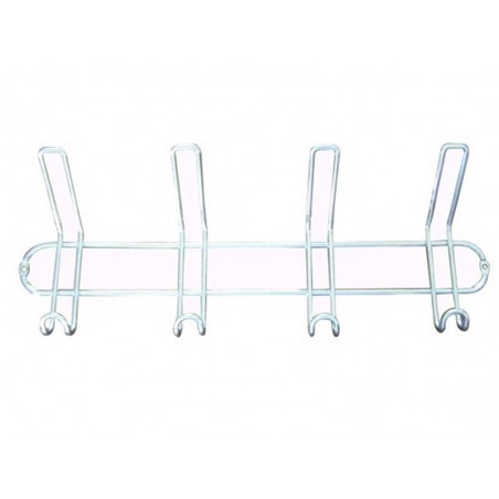 Portemanteau Fil 4 Patères à Fixer