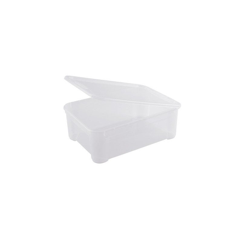 Bac de rangement 30 l transparent