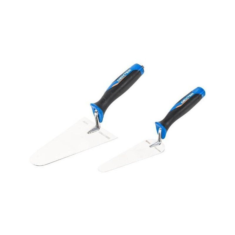 Lot de 2 truelles rondes en inox DEXTER lame de 18 cm