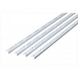 Lot de 4 crémaillères simples acier H.150 cm entraxe 50 mm