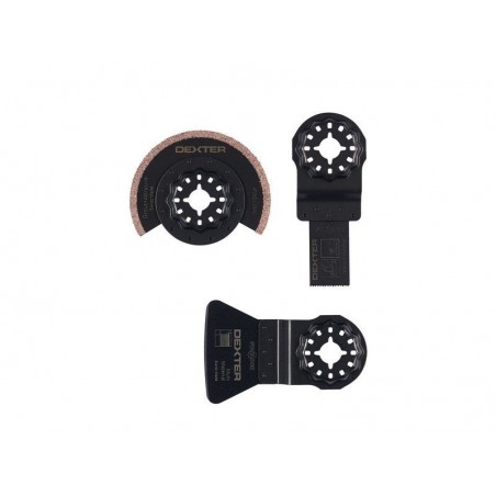 Set de 3 accessoires pour bois métal et carrelage Starlock