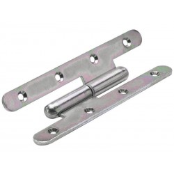 Paumelle Inox Pour Meuble Hettich L.110 X L.55 Mm