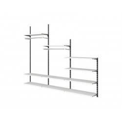 Crémaillère Double Acier H.100 Cm Entraxe 50 Mm