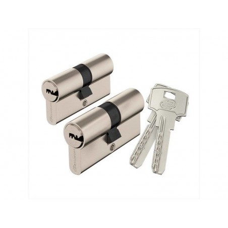 Lot de 2 cylindres de serrureL.30 + 30 Mm