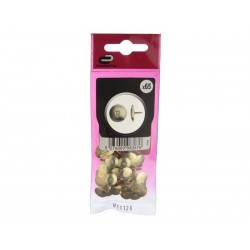 Punaises Acier Standers Tête Ronde Diam.1 X L.8 Mm