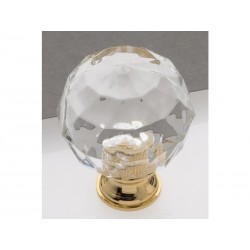 Bouton De Meuble Plastique Nickelé Mat