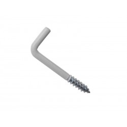 Lot de 15 gonds à visser acier epoxy Blanc Diam.3 X L.30 Mm Standers