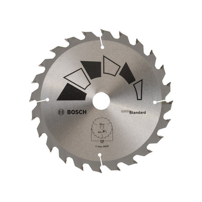 Lame coupe rapide et grossière165 Mm 24 dents scie circulaire Standard