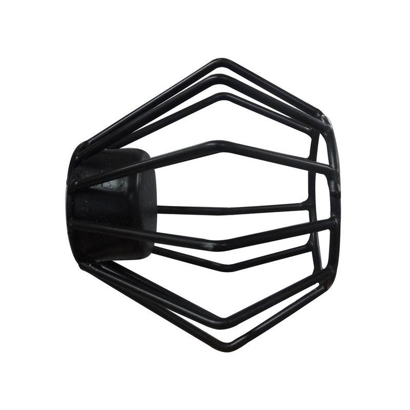Embout Filaire noir mat pour tringle à rideau Diam.28 mm INSPIRE