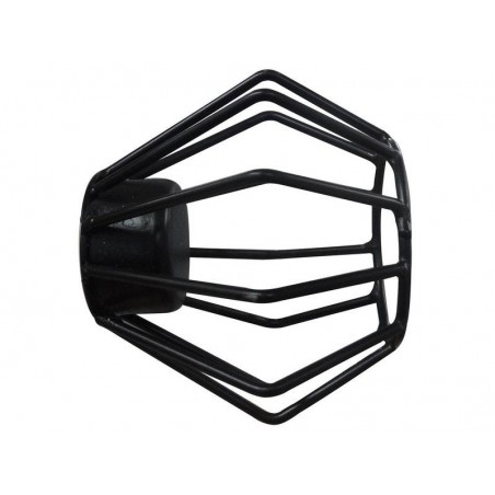 Embout Filaire noir mat pour tringle à rideau Diam.28 mm INSPIRE